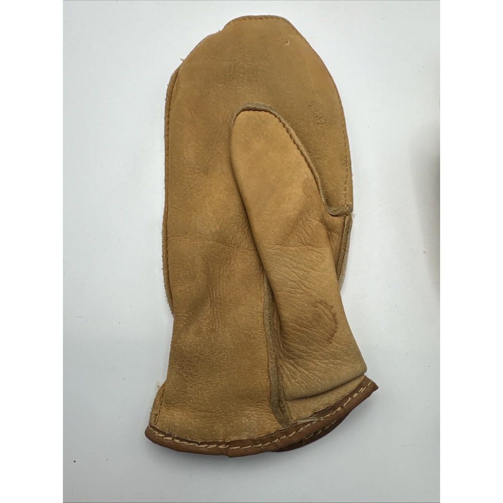 Snowfall Women's Leather Mittens Fleece-Lined Pairs 3.5 x 8 Inch - Picture 2 of 11